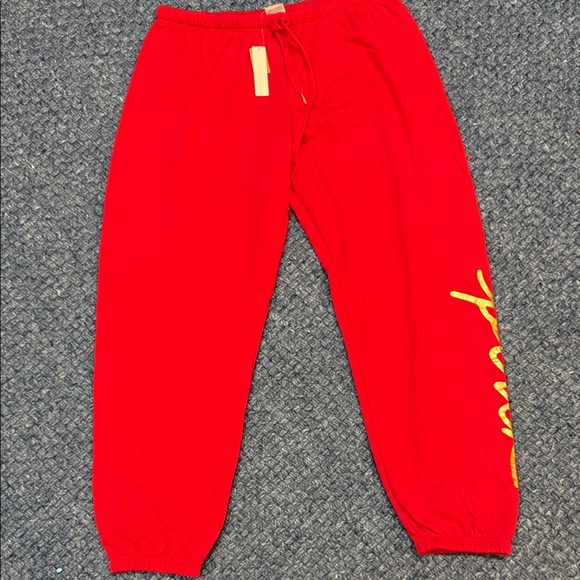 Classic pink  Red sweatpants size XLarge nwt - Picture 2 of 6